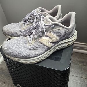 New Balance Fresh Foam Women's Light Gray Athletic Shoes